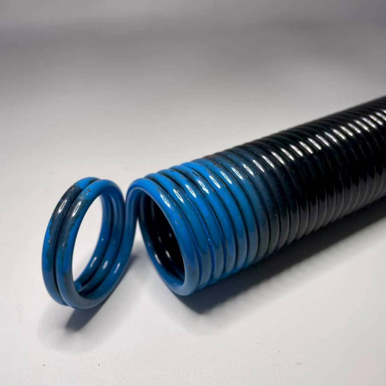 Blue Color-Coded Extension Spring
