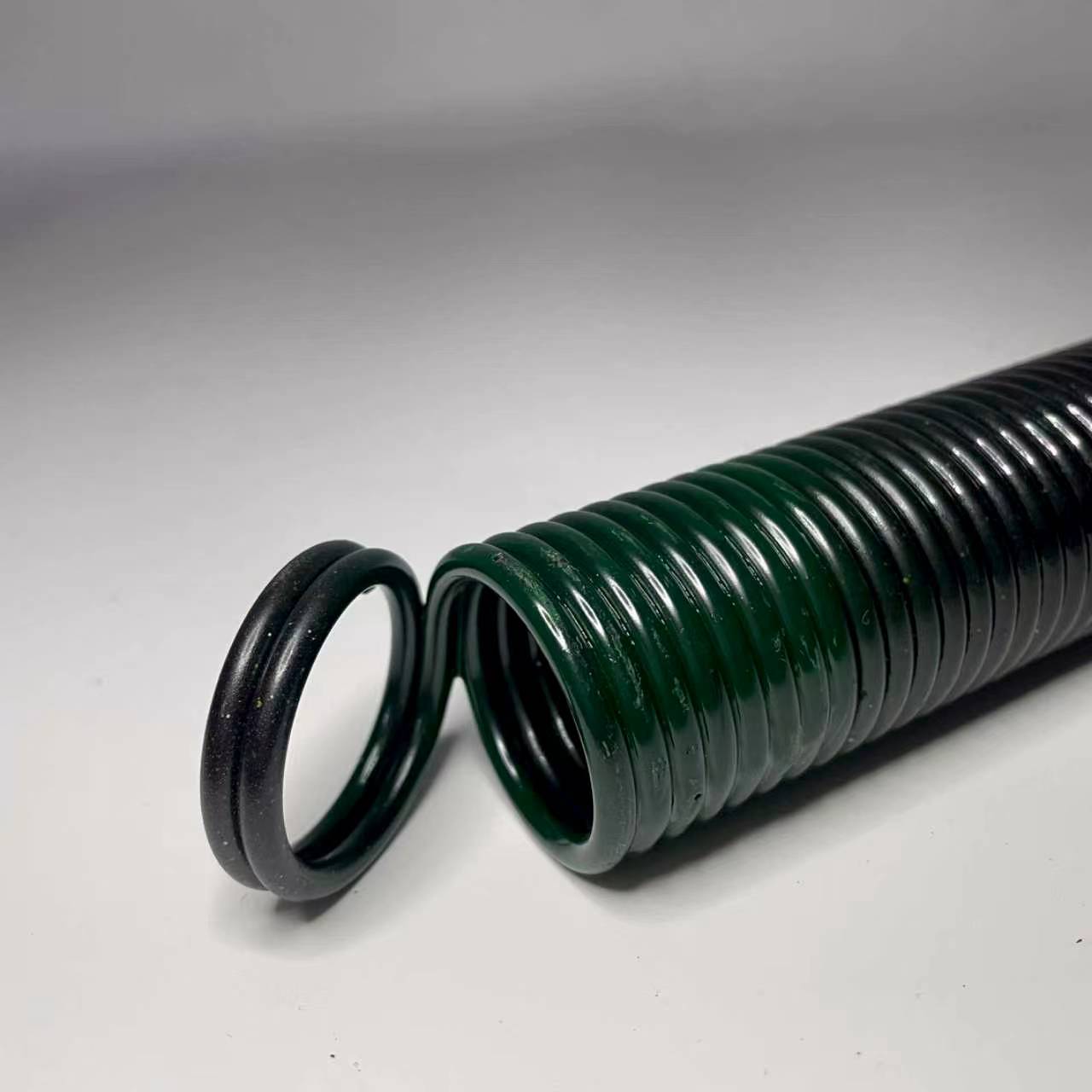 Green Color-Coded Extension Spring